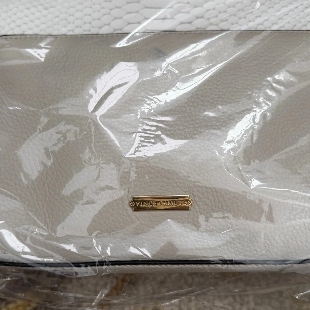 Vince Camuto Ivory Textured Crossbody Bag - Picture 2 of 4